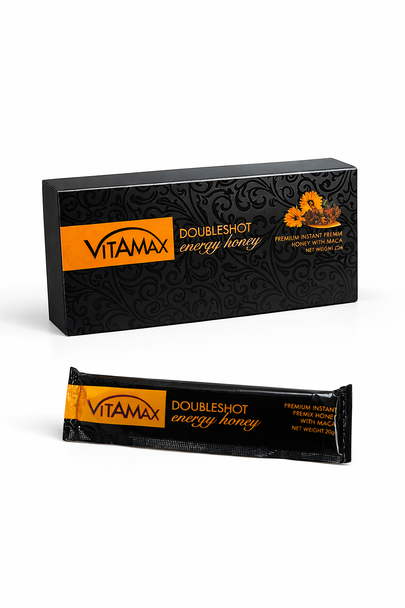 VITAMAX - DOUBLESHOT ENERGY HONEY - PREMIUM INSTANT PREMIX HONEY
