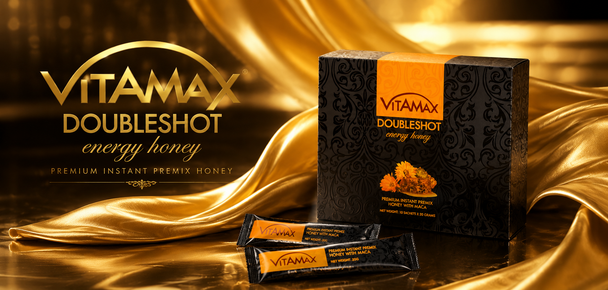 VITAMAX - DOUBLESHOT ENERGY HONEY - PREMIUM INSTANT PREMIX HONEY