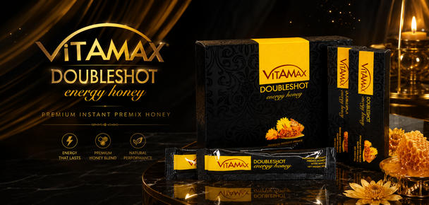 VITAMAX - DOUBLESHOT ENERGY HONEY - PREMIUM INSTANT PREMIX HONEY