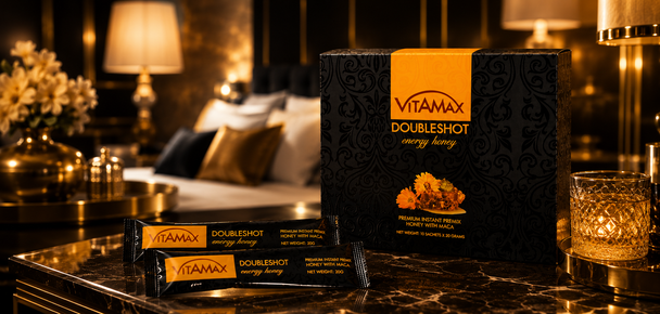 VITAMAX - DOUBLESHOT ENERGY HONEY - PREMIUM INSTANT PREMIX HONEY