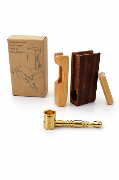 NATURAL - WOOD DUGOUT - 1PC