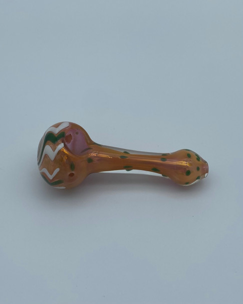 HAND PIPE - CS111-5 - WIG WAG GOLD FUMING