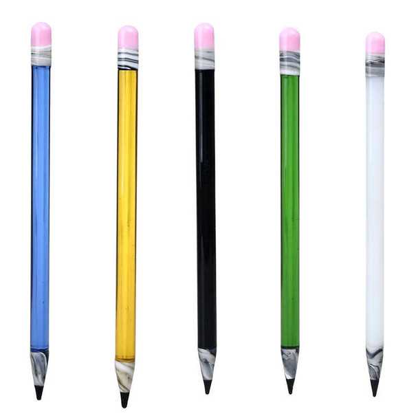 6.5” ASSORTED GLASS DAB TOOL - CU17-1 - PENCIL