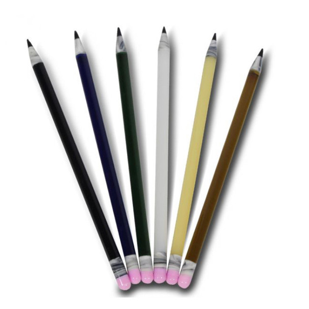 6.5” ASSORTED GLASS DAB TOOL - CU17-1 - PENCIL