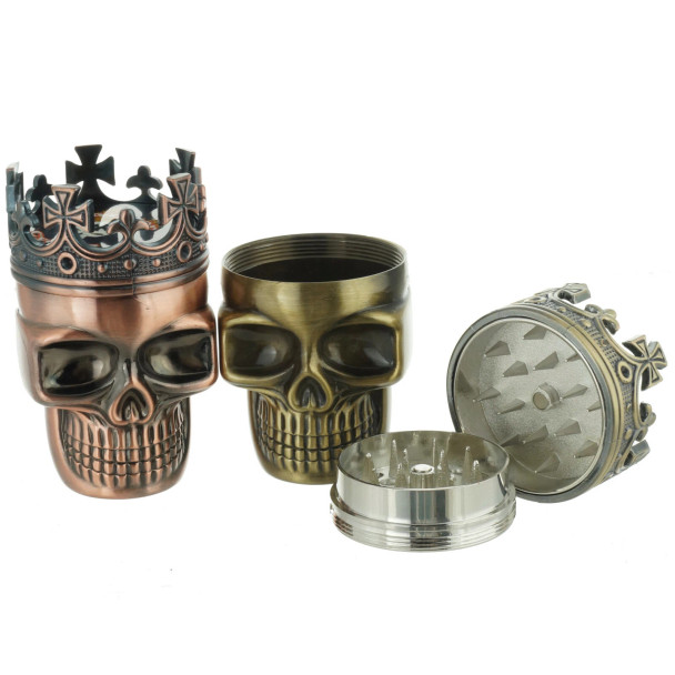 GRINDER - NOVELTY - SKULL GRINDER 6CT DISPLAY