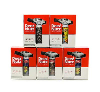 DEEZ NUTZ - TORCH LIGHTER SMALL ORANGE BOX - VARIETY