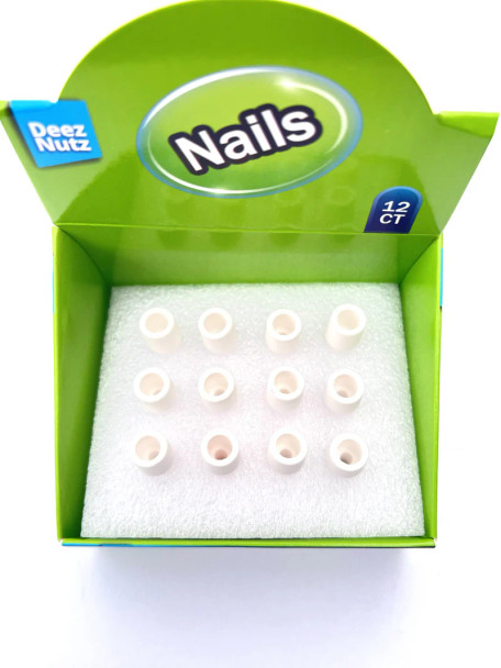 DEEZ NUTZ DISPLAY - CERAMIC NAILS [18MM] - [12PCS/DISPLAY]
