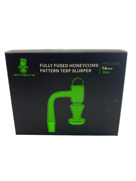 SPACE KING - BANGER - 14MM MALE - BLACK/GREEN