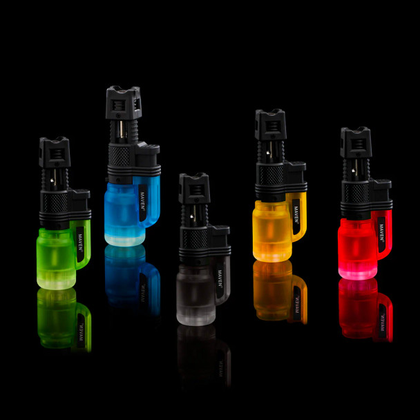 MAVEN TORCH - LAYTOP TRANSPARENT POCKET LIGHTER - 20PACK MAVEN TORCH - LAYTOP TRANSPARENT POCKET LIGHTER - 20PACK