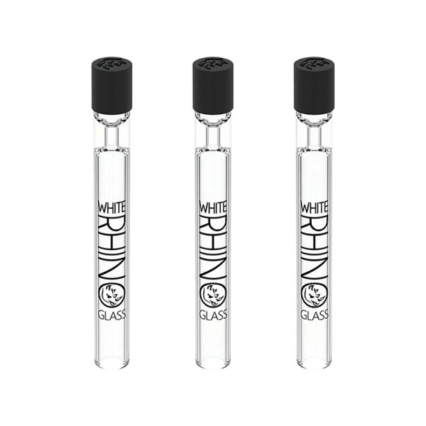 WHITE RHINO - CHILLUM W/ SILICONE CAP