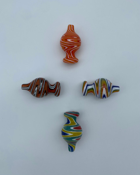 CARB CAP - CB36 -BUBBLE LINEWORK CAP - HEADY WIG WAG MIXED COLORS