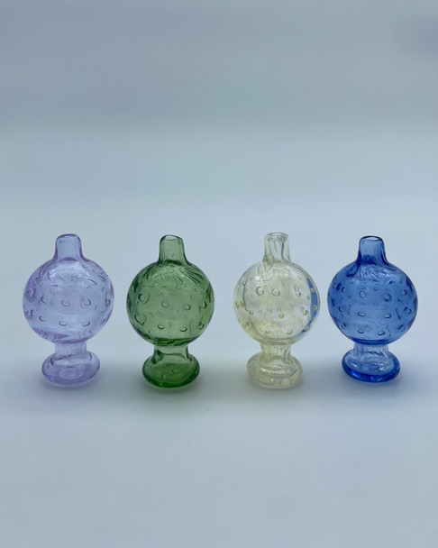 CARB CAP - CB45 - HEAVY FUMED BUBBLE CAP - GLOBE TRANSPARENT