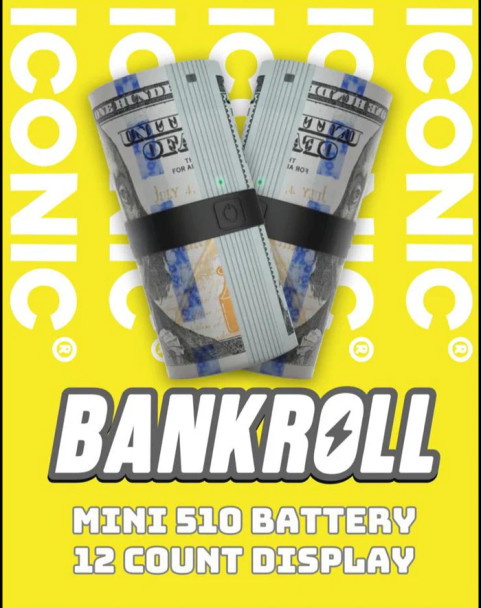 ICONIC - BANKROLL - DISPLAY OF 12