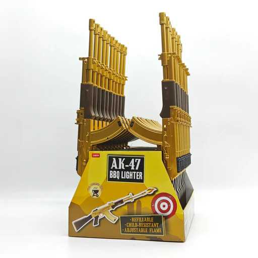 DAQUN - AK47 RIFLE - BARBEQUE LIGHTER - GOLD