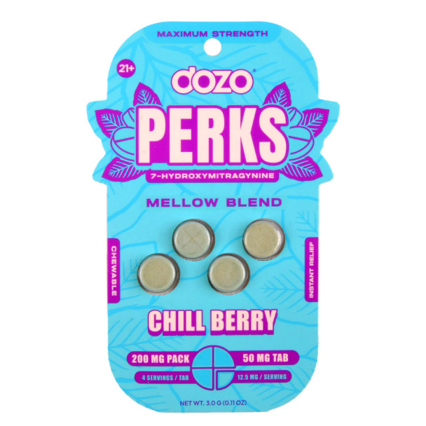 DOZO PERKS - 200MG PER PACK [50MG TABS] - 10PACKS IN DISPLAY