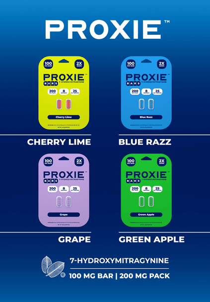 PROXIE BARS - 100MG 2CT - 5PACKS PER DISPLAY