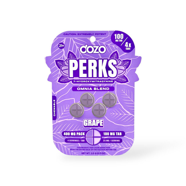 DOZO PERKS - 400MG 4CT - 5PACK