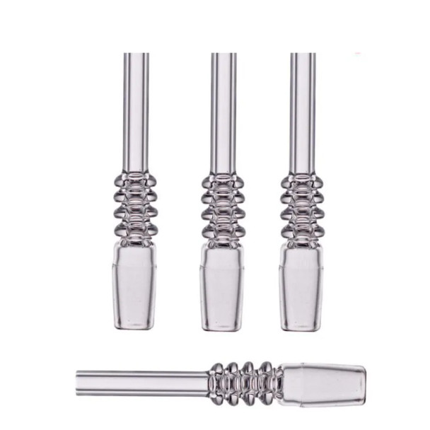 QUARTZ GLASS NAILS -14 MM 4PACK [Tip for Honey Straw]
