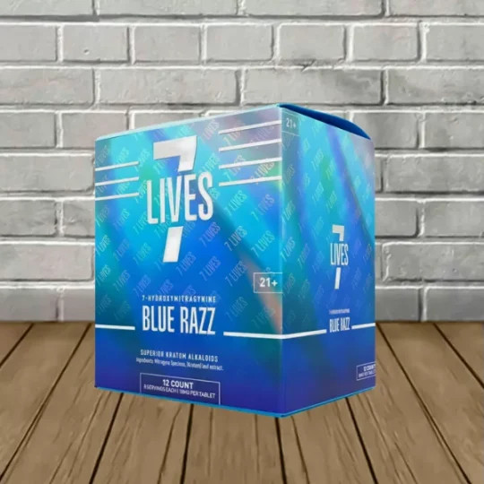 7 LIVES - 18MG 12CT BLUE RAZZ