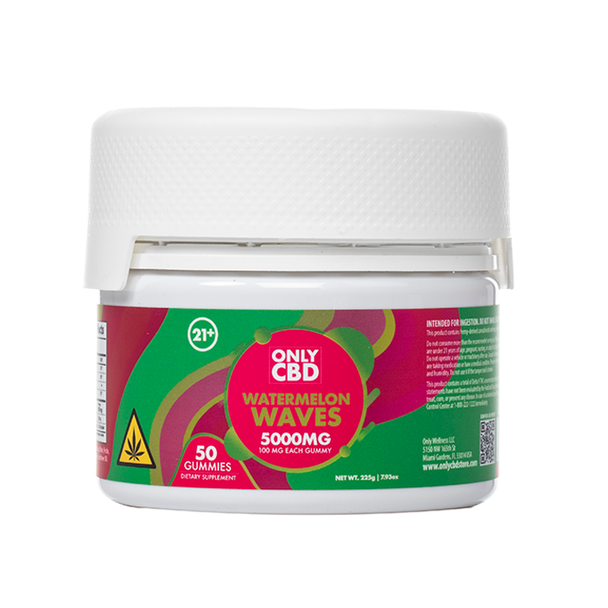 ONLY CBD - WATERMELON WAVES 5000MG 50CT