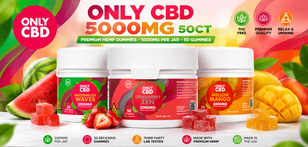 ONLY CBD - 5000MG 50CT