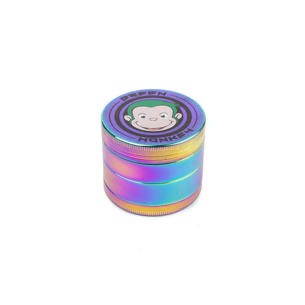 GRINDER - GREEN MONKEY - 50MM RAINBOW