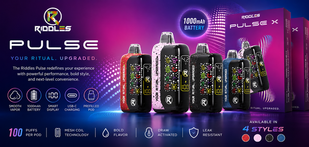 RIDDLES - CLOUD PULSE X - 510 THREAD CART BATTERY