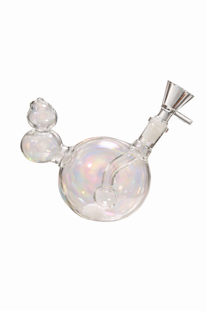 6" IRIDESCENT BUBBLES MINI WATER PIPE