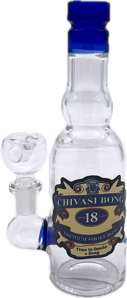 7" LIQUOR BOTTLE CHIVASI BONG 18