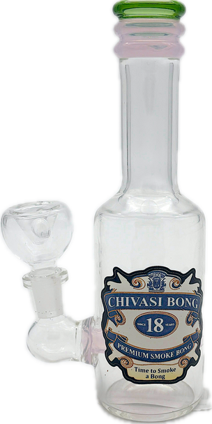 7" LIQUOR BOTTLE CHIVASI BONG 18