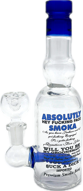 7" LIQUOR BOTTLE ABSOLUTLY SMOKA
