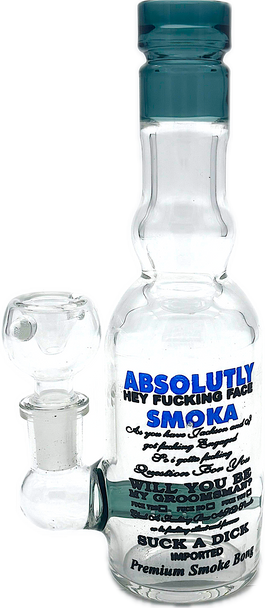 7" LIQUOR BOTTLE ABSOLUTLY SMOKA