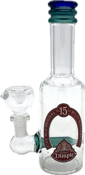 7" LIQUOR BOTTLE DIMPLE -BLUE RIM