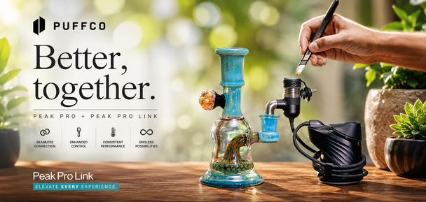 PUFFCO PEAK PRO - LINK GLASS ADAPTER - ONYX