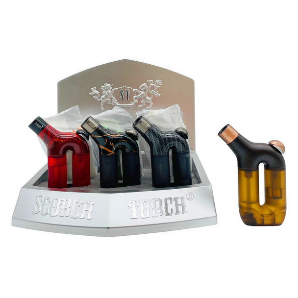 SCORCH TORCH - DISPLAY OF 9 - 61789 - O SHAPED TORCH 45 DEGREE