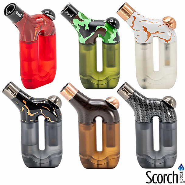 SCORCH TORCH - DISPLAY OF 9 - 61789 - O SHAPED TORCH 45 DEGREE