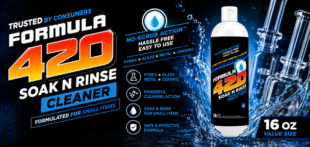 TRUSTED- FORMULA 420 SOAK N RINSE CLEANER - 16OZ