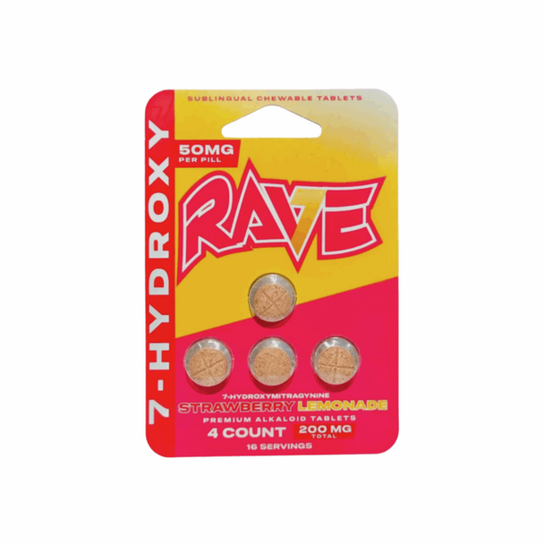 RAVE 7-HYDROXY - 4PC PER PACK - 10PACKS PER DISPLAY