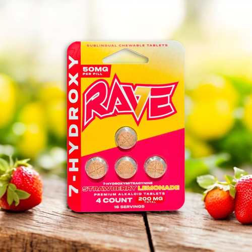 RAVE 7-HYDROXY - 4PC PER PACK - 10PACKS PER DISPLAY