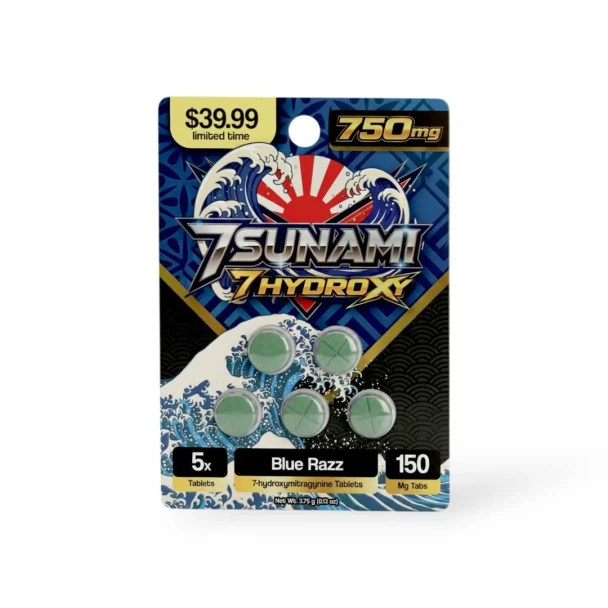 TSUNAMI 7HYDROXY - 750MG 10PK