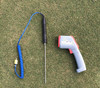 Infrared Thermometer w/ laser and soil probe - Tests the canopy or surface temperature with Infrared Thermometer and the Soil temperature with the detachable probe. Probe temperature reading at the tip of probe