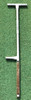 The Turf-Tec 36-inch Tubular Soil Sampler extracts a sample 12 Inches deep soil sample by 3/4 inches wide.