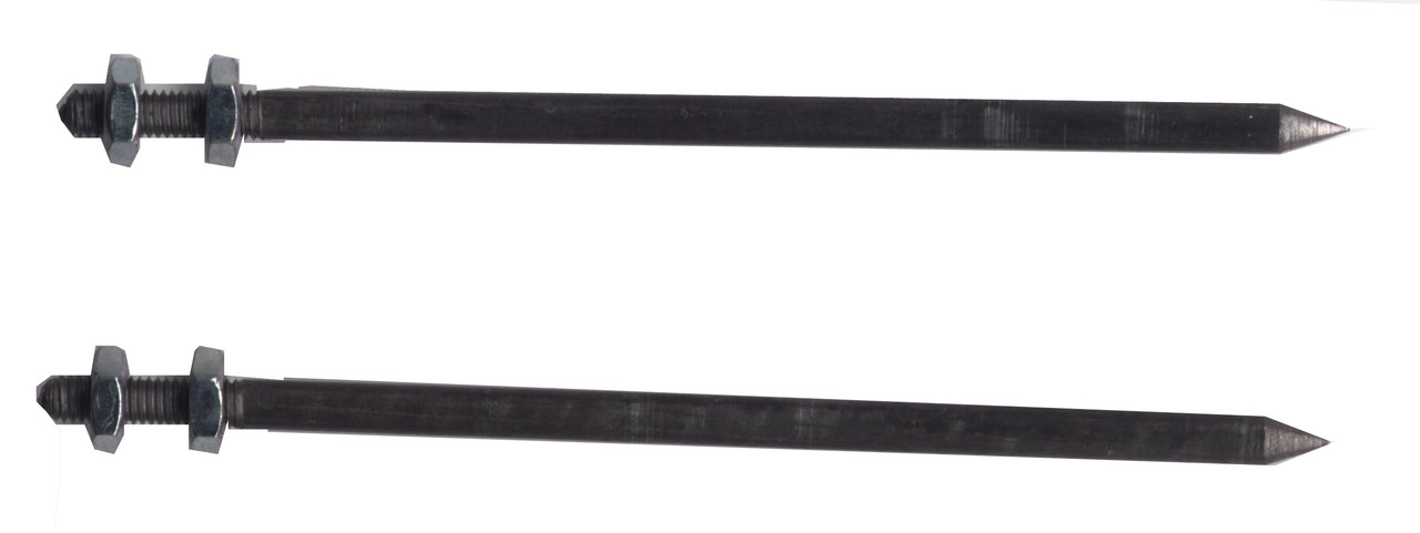 These replacement spikes are for the Turf-Tec Moisture Sensor (MS1-W) AND Turf-Tec pH Meter (PH1-N) foot assembly.  Replacement Spike 4 inch (Set 2)