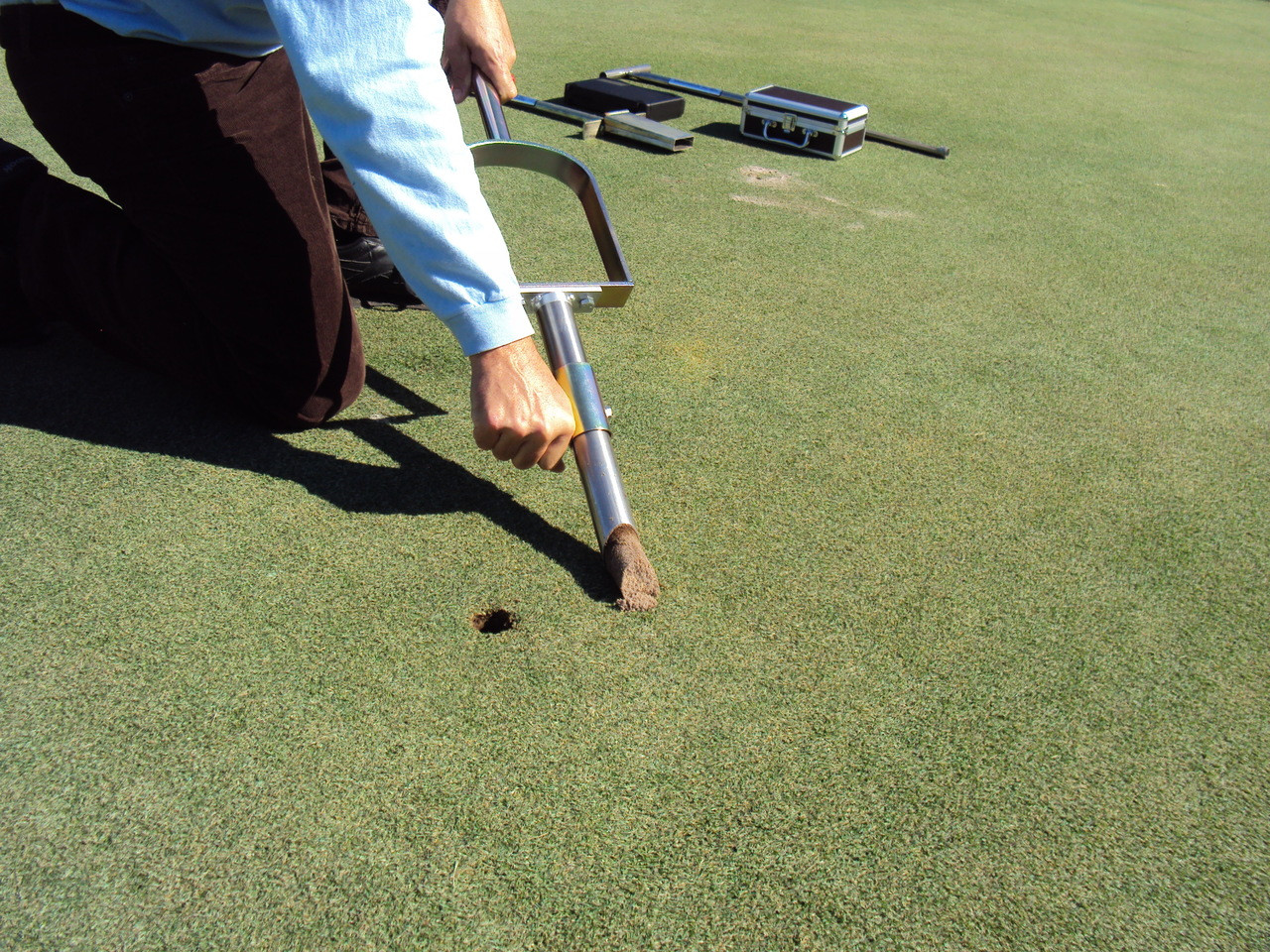 Plug Popper Tubular Soil Sampler - 1 1/2" diameter x 4 inches deep - Stainless Steel Sampler - Eject Plug