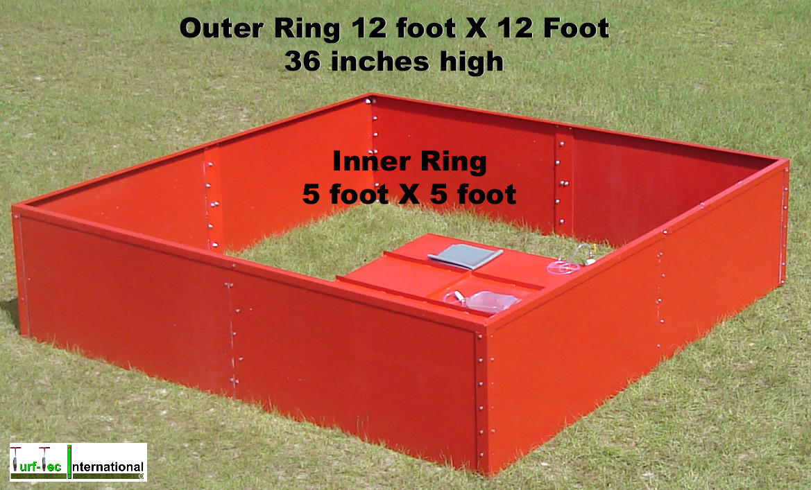 Turf-Tec Infiltration Rings 5 & 12 foot diameter - ASTM 5093
