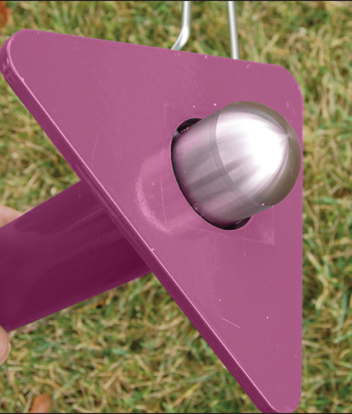Field Scout TruFirm - Golf Green hardness indicator with Bluetooth - Base with impact foot shown to emulate a golf ball