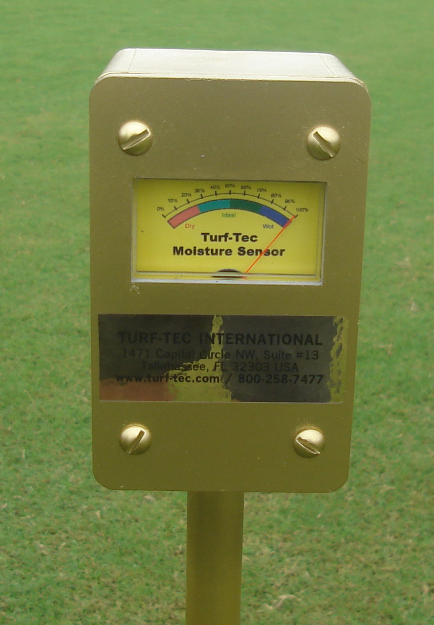 Turf-Tec Analog Moisture Sensor - Top close up