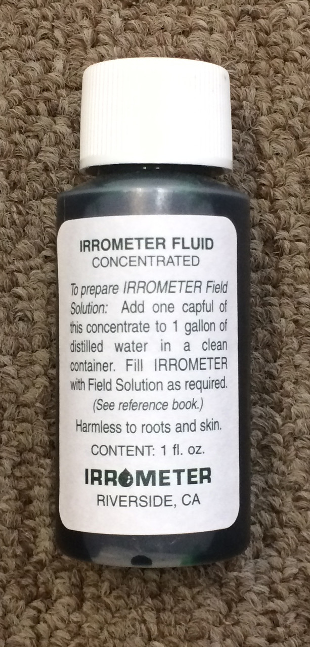 Irrometer Fluid - Irrometer refill fluid 1 oz Concentrate