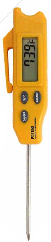 Turf-Tec Digital Pocket Thermometer Fahrenheit - and - Centigrade Model 