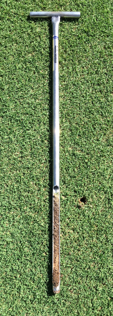 Turf-Tec Tall Pocket Tubular Soil Sampler - 1/2" Diameter Stainless Steel